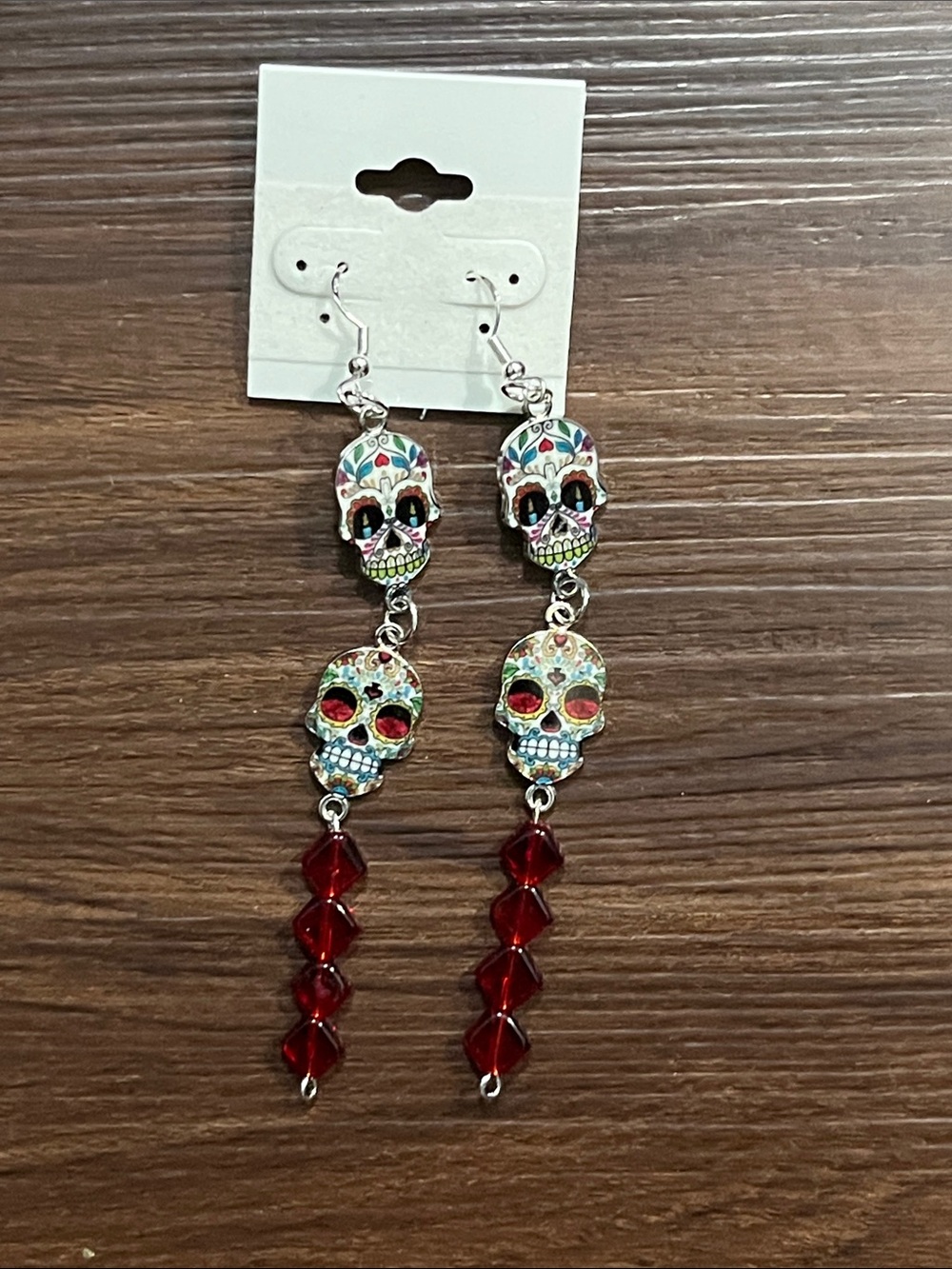 Skull Dangle Earrings